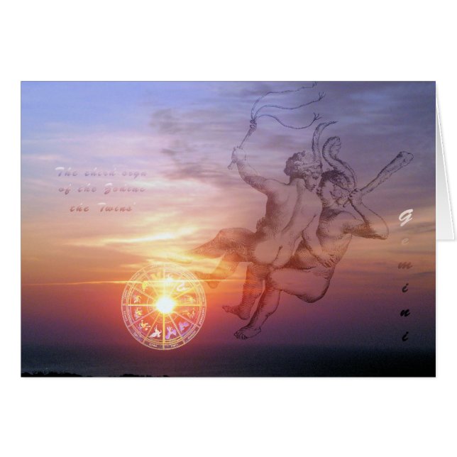 Gémeaux (Devant horizontal)