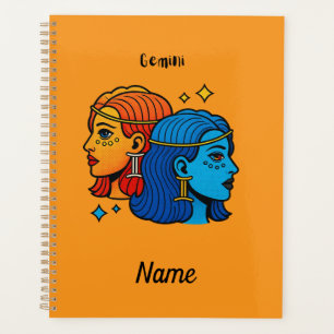 Gémeaux Signe du Zodiaque Pop Art - Jumeaux Célest