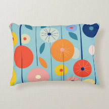 Gemini a dit Coussin Cercle du Jardin Rétro Atomiq