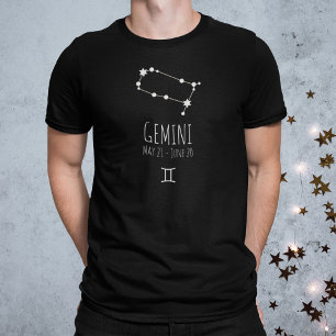 Gemini   T-shirt Constellation Zodiaque personnali