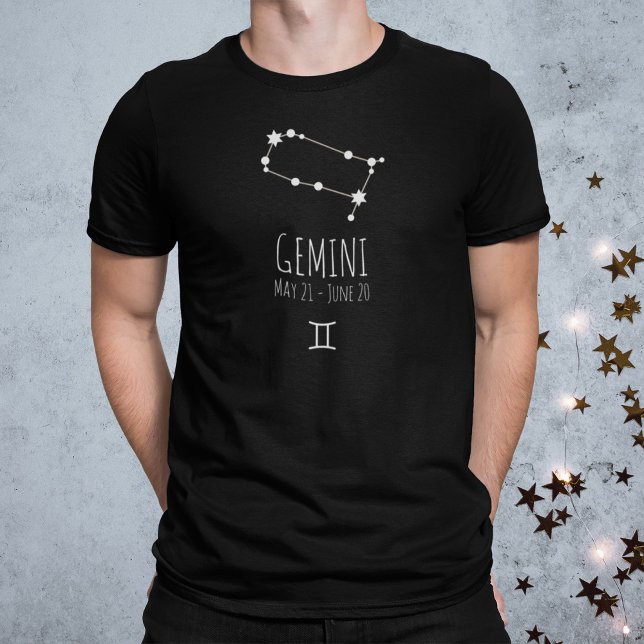Gemini | T-shirt Constellation Zodiaque personnali (Créateur téléchargé)