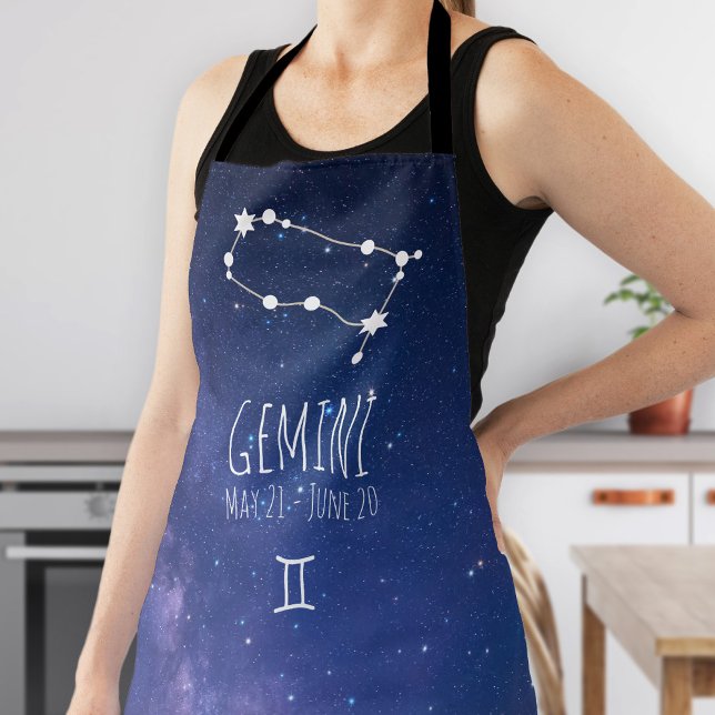 Gemini | Tablier de constellation Zodiaque personn (Créateur téléchargé)
