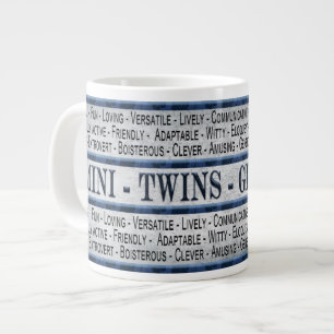GEMINI - TWINS - CAFÉ/SOUP/JUMBO MUG - TEXTE