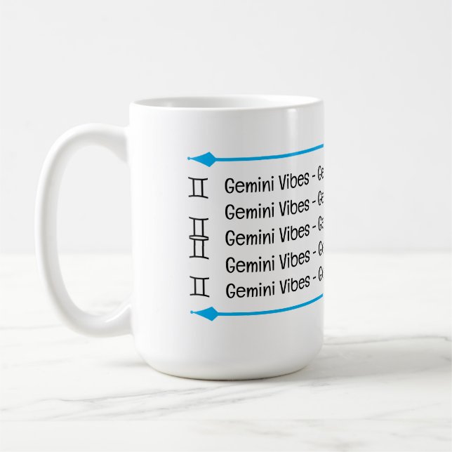Gemini Vibes Café Mug (Gauche)
