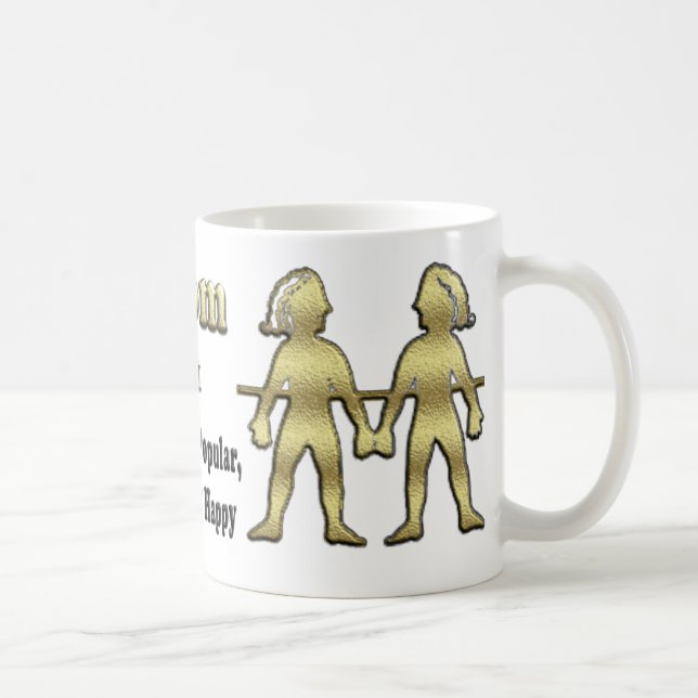 gemini Zodiac Fête des Mères Café Mug (Droite)