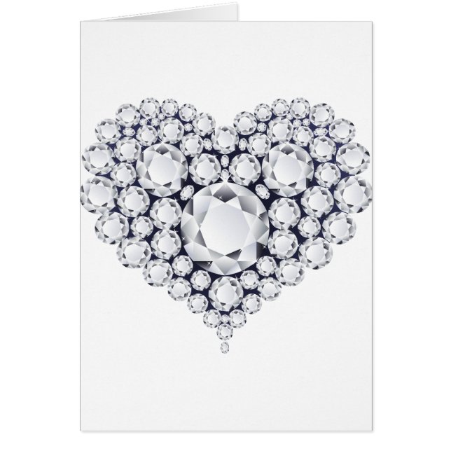 Gemmes de coeur de diamants (Devant)