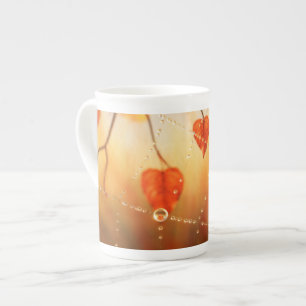 Gemmes d'une Mug de spécialité d'automne du matin