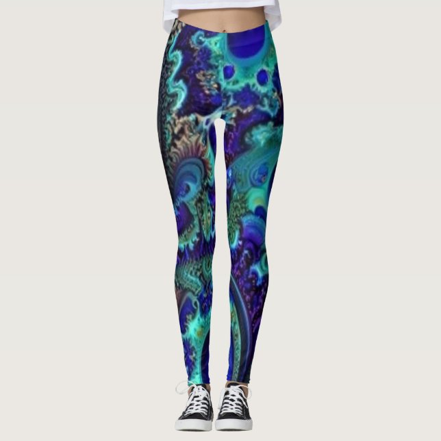 gemmes et plumes2 leggings (Devant)