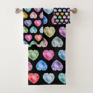 Gemstone Diamond Heart mignonne Joli Pastel Prince