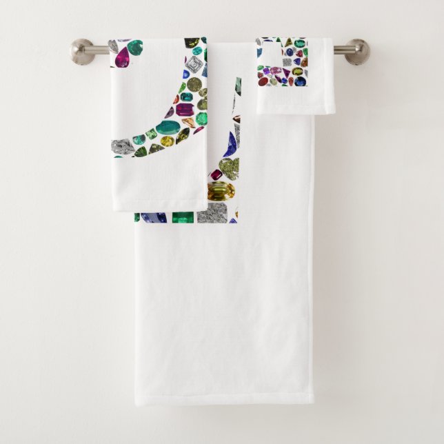 Gemstone Diamond Initial G Monogramme Art (En situation)