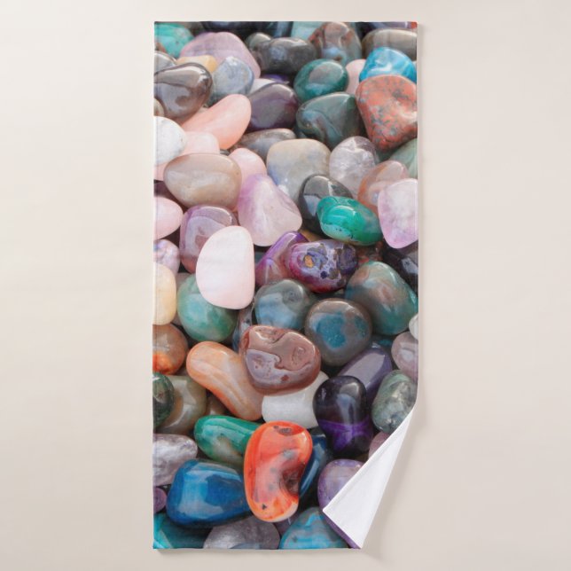 Gemstone géologie minéral cher (Serviette de bain)