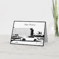 Gen Coupe Rolling shot - Carte d'anniversaire à th