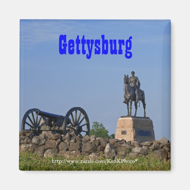 Gen. Meade at Gettysburg Magnet (Devant)