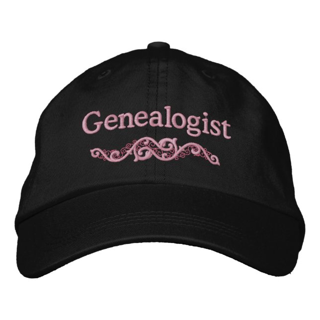 Genealogiste Histoire familiale Casquette brodé (Devant)