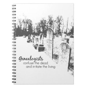 Généalogistes Spiral Bound Carnet
