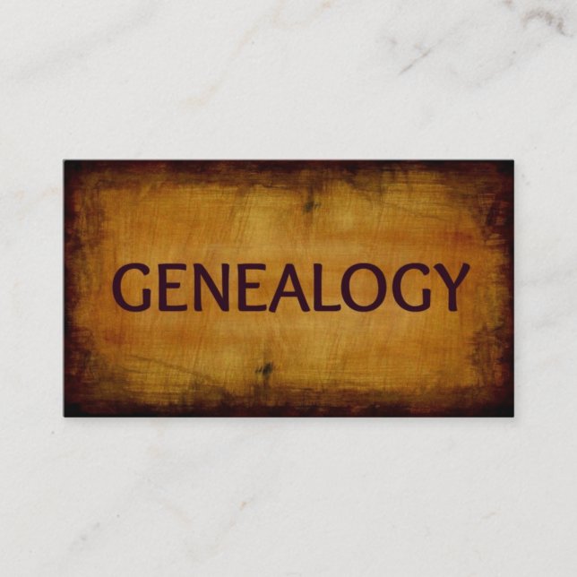 Généologie Carte de visite antique (Devant)