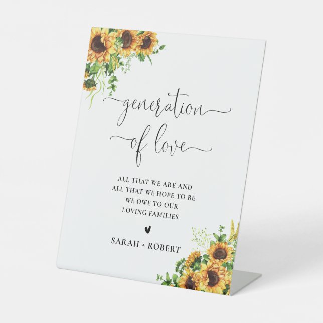 Génération de l'Amour Panneau Fleurs Jaunes (Recto)
