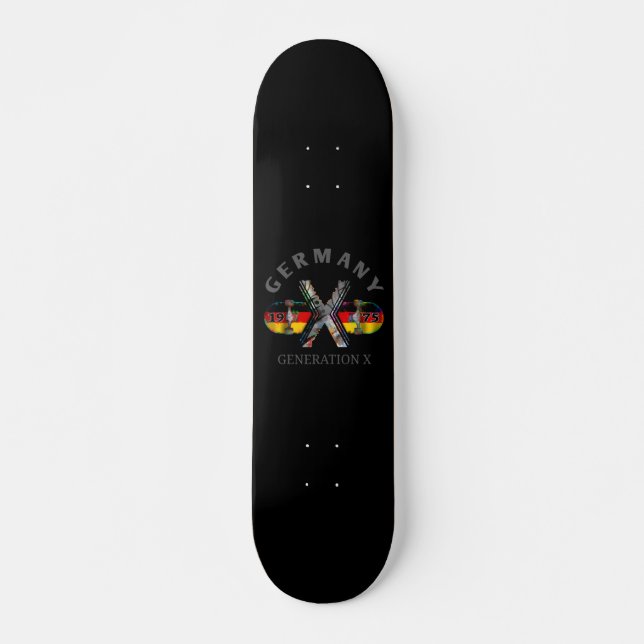 Génération X Allemagne 1975 Skateboard (Devant)