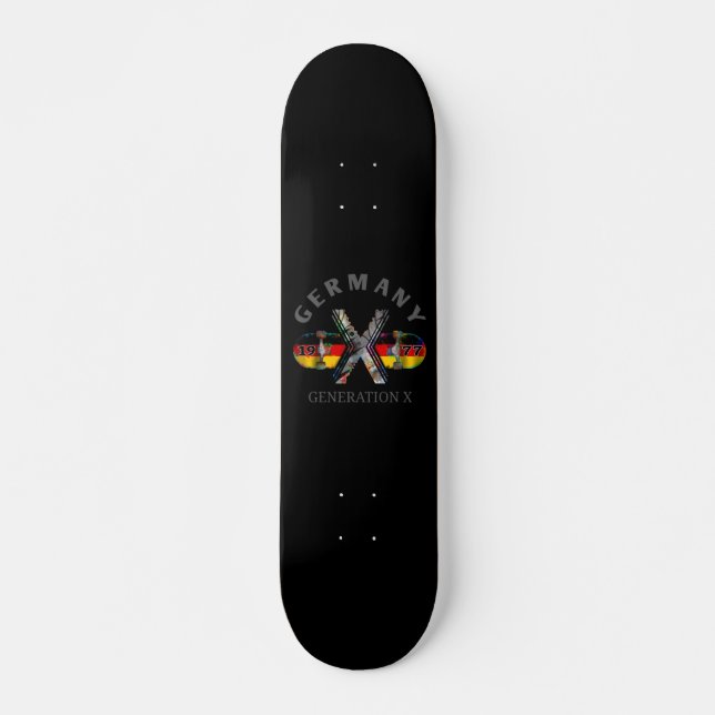 Génération X Allemagne 1977 Skateboard (Devant)