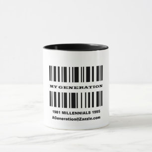 Génération Y BAR CODE Mug