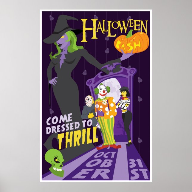 Generic Halloween party poster (Devant)