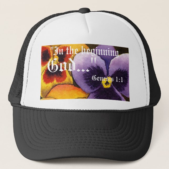 Genèse 1:1 Casquette (Devant)