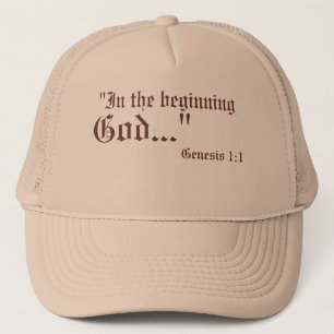 Genèse 1:1 Casquette