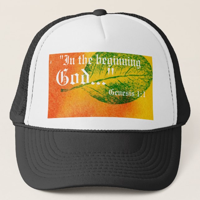 Genèse 1:1 Casquette (Devant)