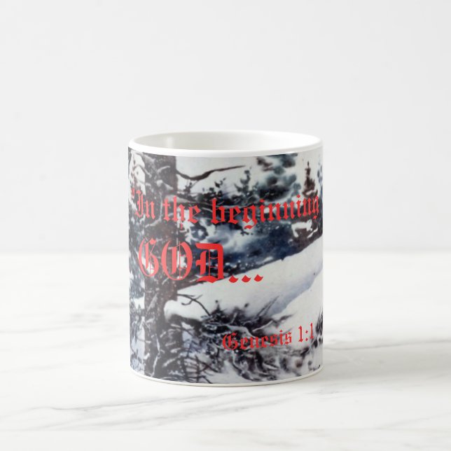 Genèse 1:1 Mug (Centre)