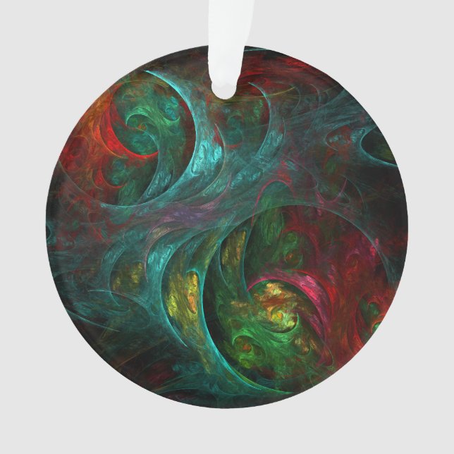 Genèse Nova Cercle en acrylique d'art Abstrait (devant)