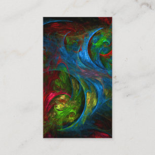 Genesis Blue Carte de visite d'art Abstrait