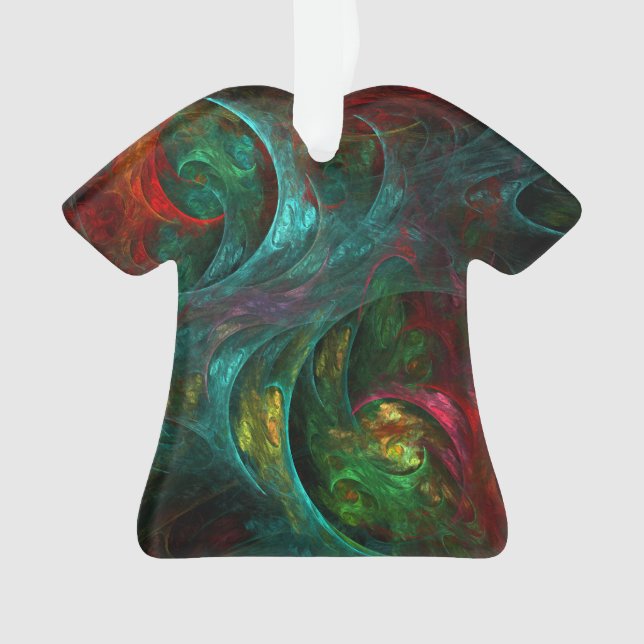Genesis Nova Abstrait Art Acrylique Chemise (devant)