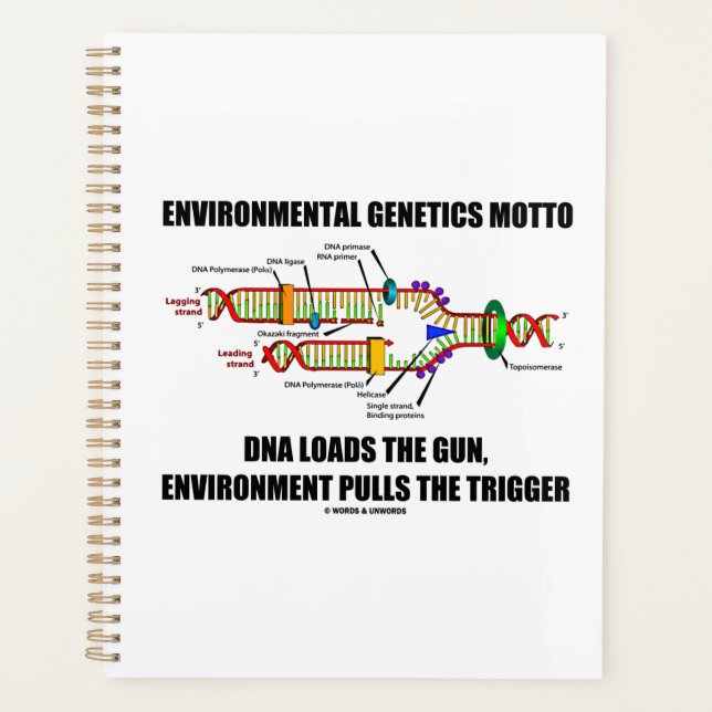 Génétique de l'environnement Motto ADN Charges Env (Devant)