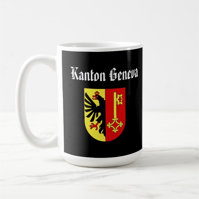 Genève* Armoiries de manteau Café Mug (Gauche)