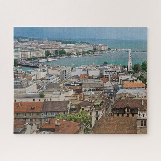 Geneve Cityscape Jigsaw Puzzle (Horizontal)