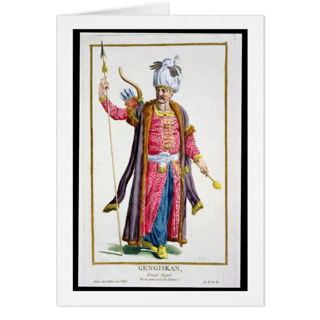 Genghis Khan (c.1162-1227) de 'DES Estam de (Devant)