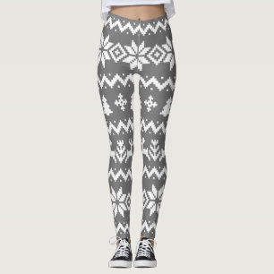 Génial pull motif Leggings de Noël