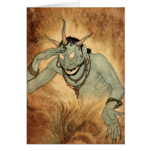 Génie des Mille et Une Nuits par Edmund Dulac