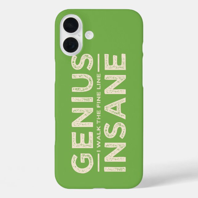 GENIUS VS INSANE coque Samsung personnalisé (Verso)