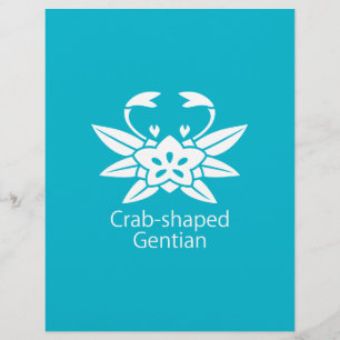 Gentiane en forme de crabe