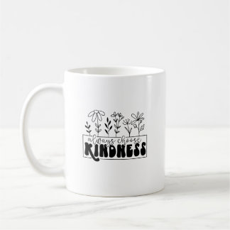 Gentillesse et fleurs café Mug