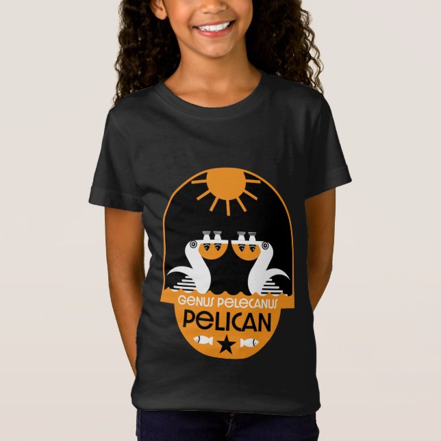 Genus Pelecanus Bird Art T-shirt (Devant)