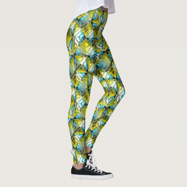 Geo Motif X1-4 Options d'image Leggings (Droite)