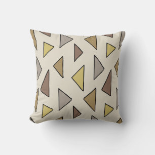 Geo Triangles Chaud Oreiller Neutre