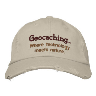 Geocaching Tech+Nature Casquette brodé