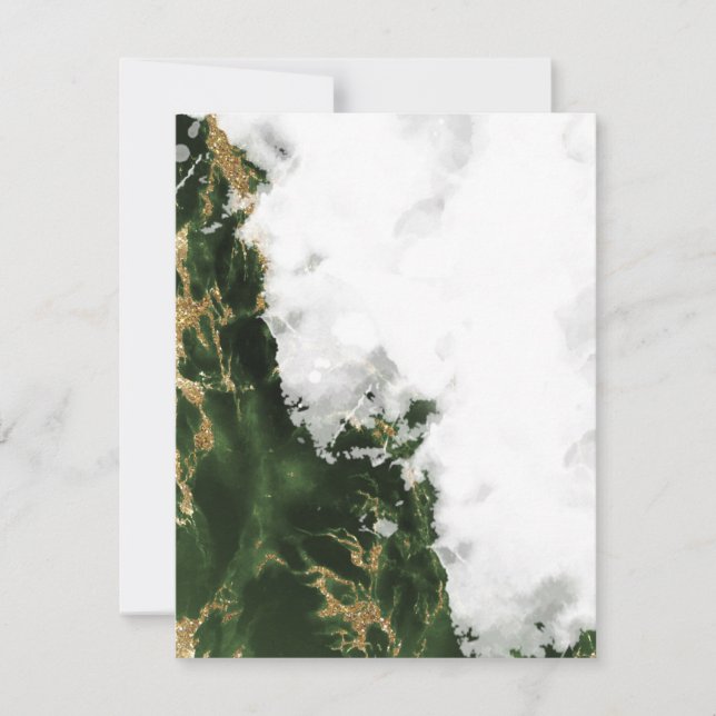 Géode Emerald Green Watercolor (Devant)