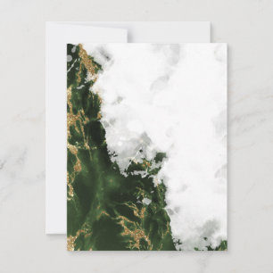 Géode Emerald Green Watercolor