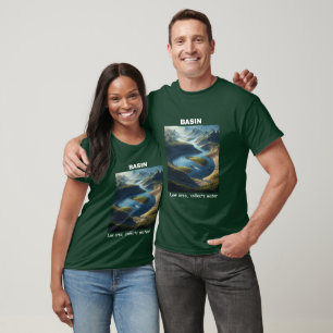 Géographie du bassin des Forêts profondes T-Shirt