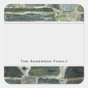 Géologie Vieux mur de pierre avec Étiquette texte