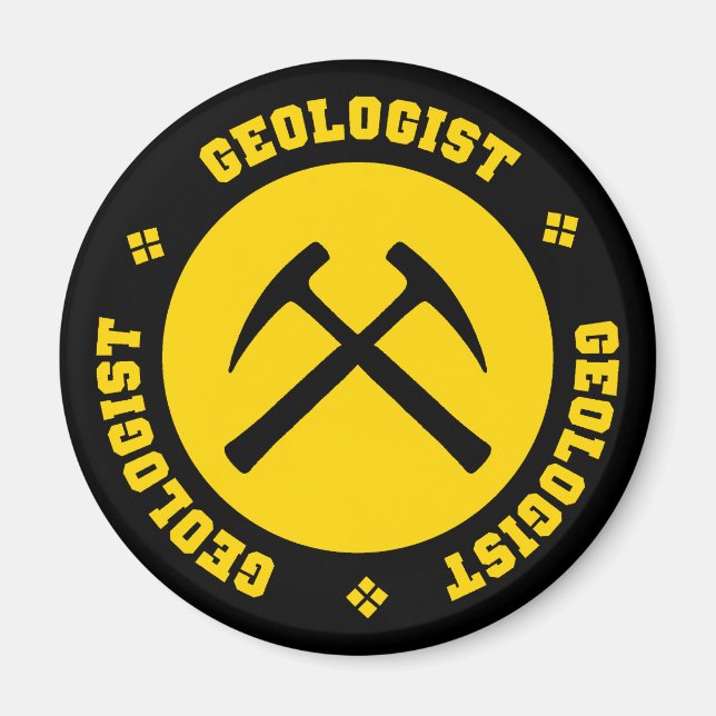 Géologue Magnet (Devant)